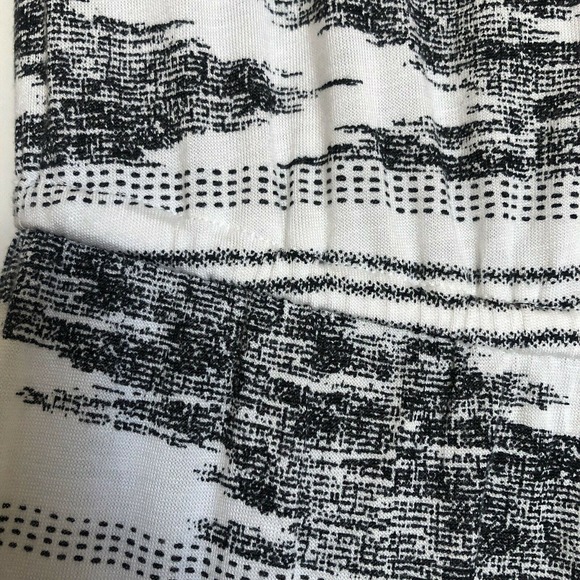 Joie Strapless Piah Maxi Long Dress White Gray Sz XS Elastic Waist Stretchy Knit - Picture 5 of 6